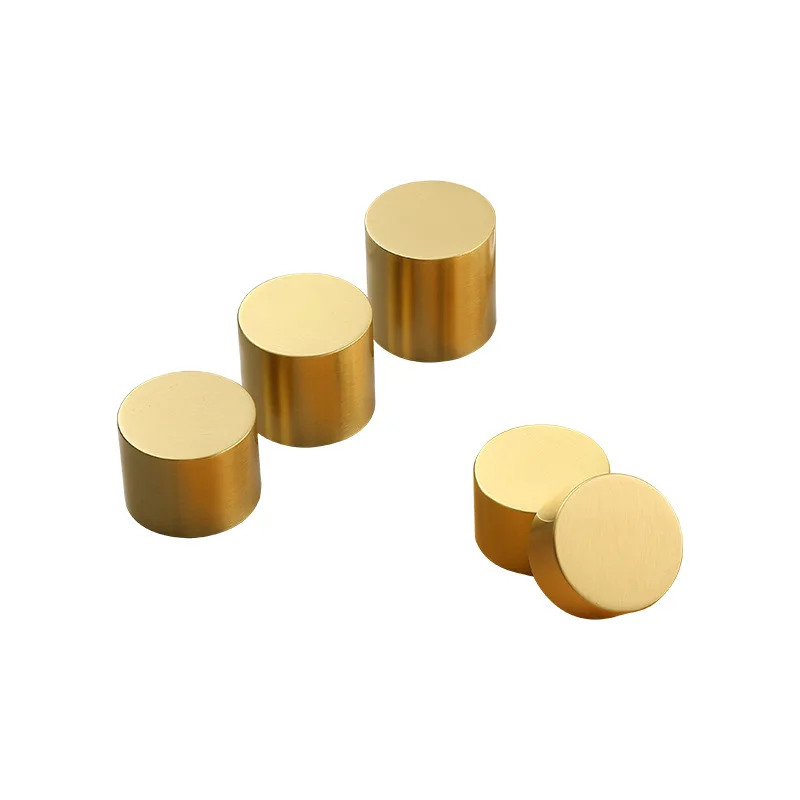 Custom Non-Toxic Durable Floor Protector Round Table Tips Solid Brass Furniture Chair Leg Caps