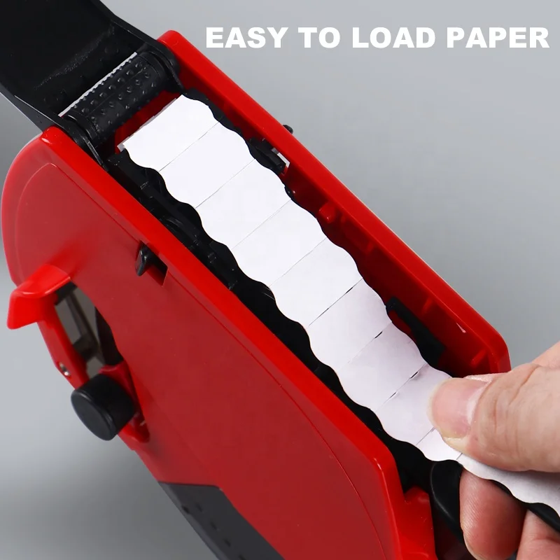 10 Roll Wave Shape 5500 Price Gun 22x12mm Self Adhesive Pricing Gun Printing Sticker Price Tag Label