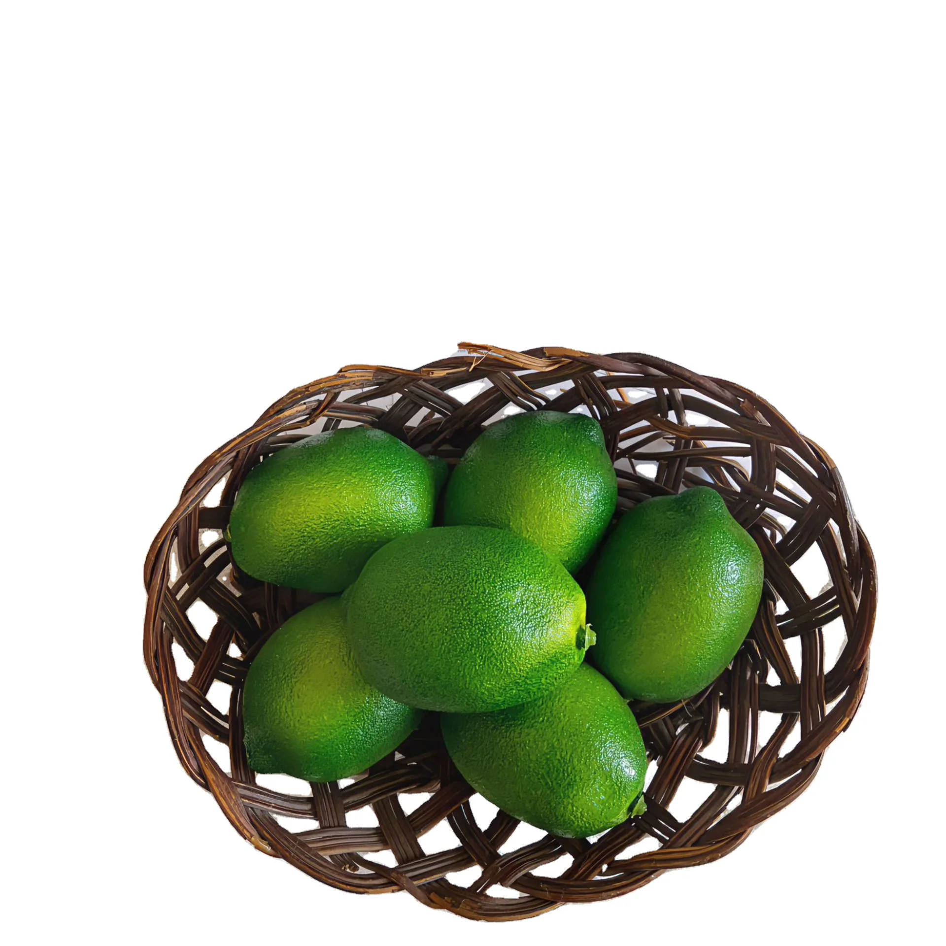 Artificial fruit high simulation lemon model fake small size yellow lemon green lemons lime photography props