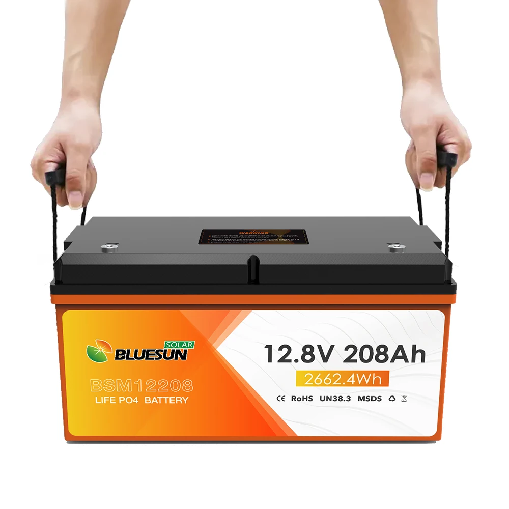 Bluesun Горячая продажа Bluetooth Батарея 12 В 24 100AH 200AH литиевая батарея производственная линия