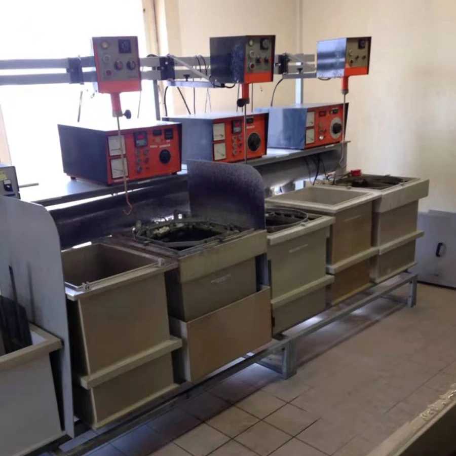 Замак медное покрытие латунь бронза гальваническое золото серебро Гальванопокрытие ручная вращающаяся машина