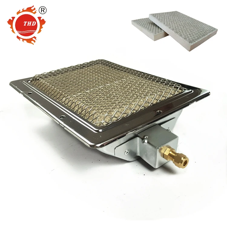 Hot sale infrared rare earth catalyst ceramic gas burner for BBQ machine