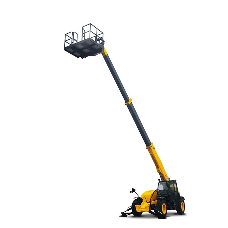 4WD Agricultural Construction Machinery 4.5ton 7m New Telescopic Forklift XC6-1056VN Telehandler with Aerial work platform