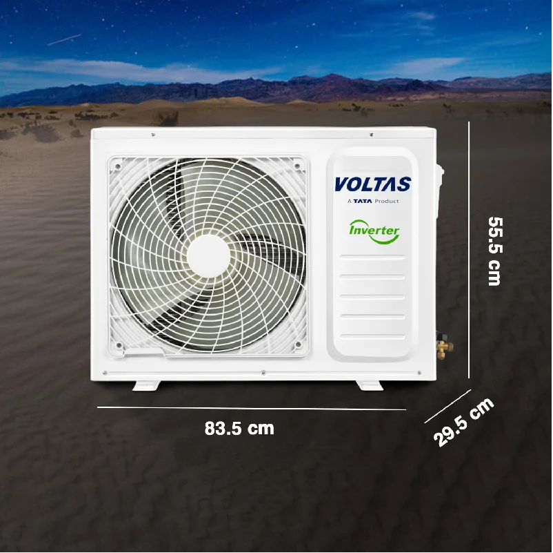 Voltas 3-звездочные Инверторные сплит-кондиционеры медь 4 в 1 регулируемый режим Противопылевой фильтр 2024 модель 243 В Vectra CAJ белый
