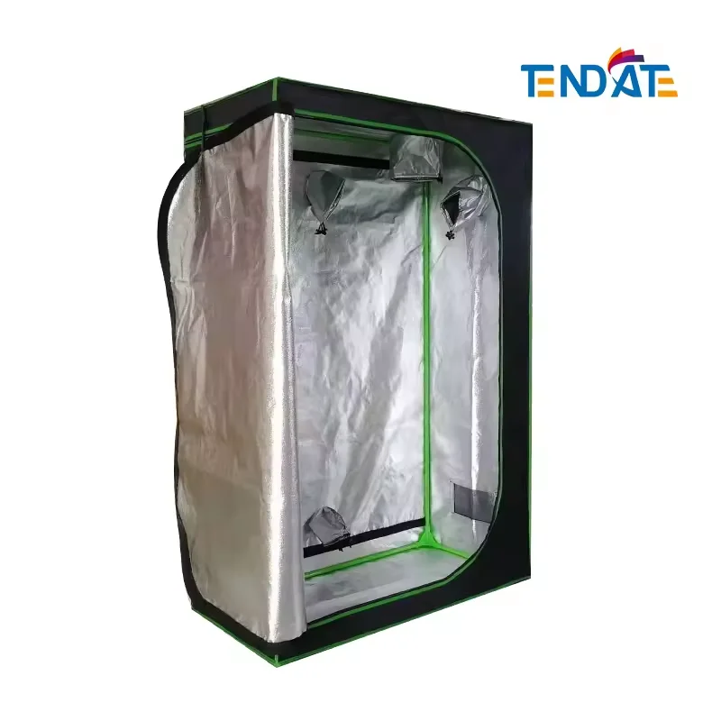 Wholesale  60*60*160 600D 95% High Reflective Waterproof  Fabric Grow Tent Ventilation System Kit for Grass Use