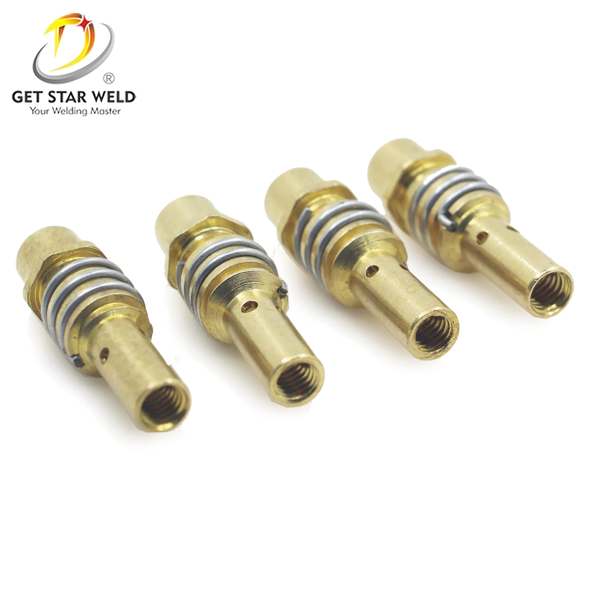 Get Star Weld mig welding gas accessories,brass binzel welding tip holder,15ak copper contact tip holder