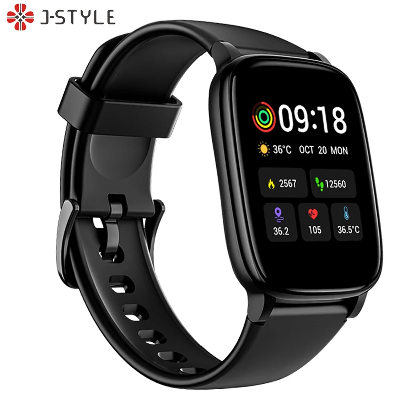 J 2162 1.69 inch fashion montre intelligente io smart watch with bp monitor best smartwatch pressione sanguigna