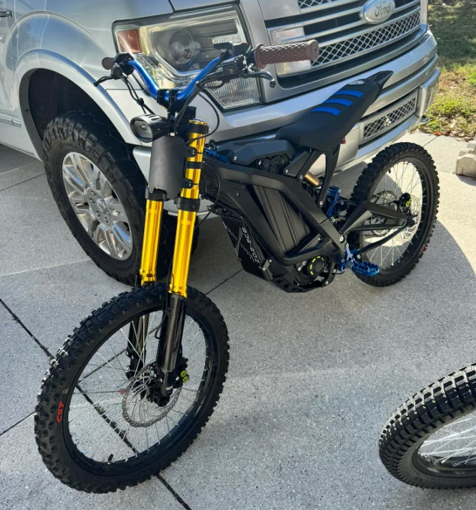 FASTACE ALX13RC 2.0 Inverted Gold Fork 38/50/60LBS Suspension Front Fork For Surron Downhill/Electric Dirt Bike Fork