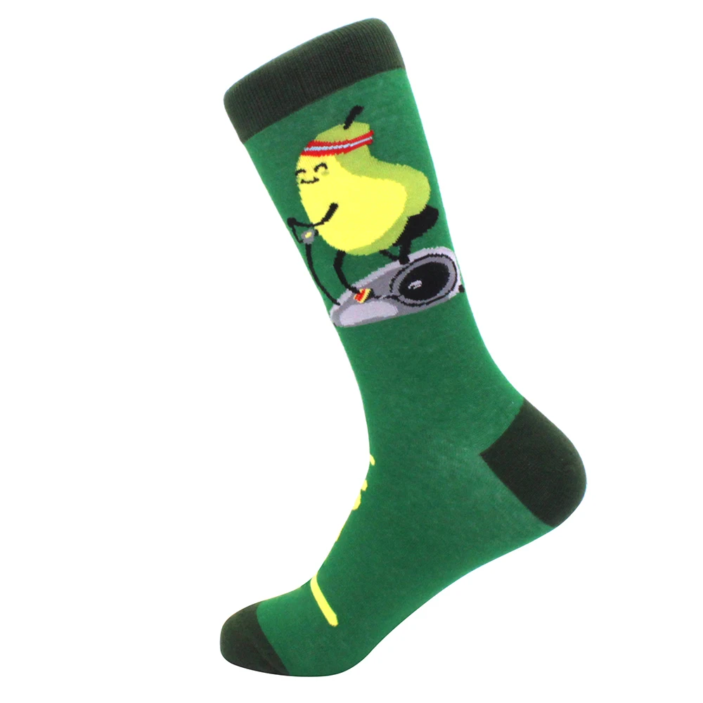 Рекламные креативные милые узоры жаккардовые вышитые логотипы полиэстер эластичные удобные мужские женские короткие носки