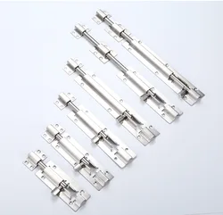 Stainless Steel Security bolt lock with left & right direction sliding latch