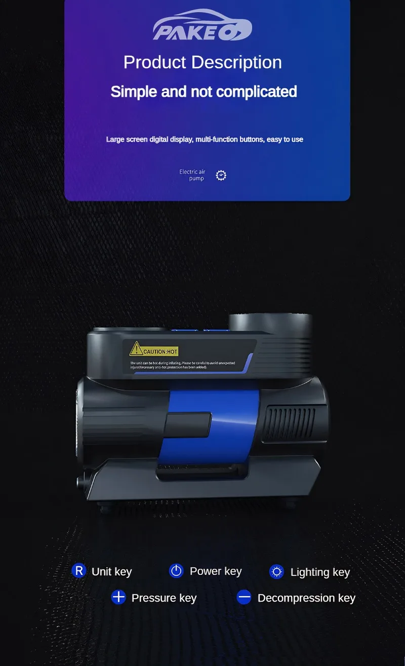 12V Automatic Air Pump Compressor Rechargeable Wireless mini Pointer Model Tire Inflator High quality Portable Battery Cordless