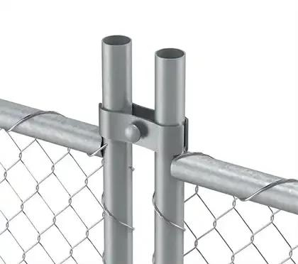 High quality galvanized 6x12 chainlink temporary fence panels for America construction site temporary fencing