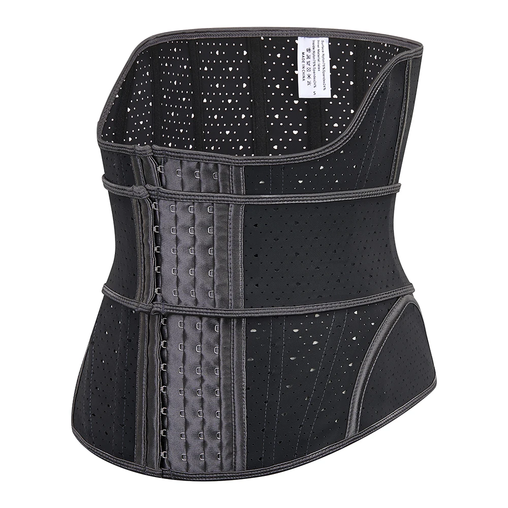 Custom logo High Quality Body Shaper Weight Loss Slimming Shapewear Latex 25 Steel Bone Waist Trainer Corset Cincher