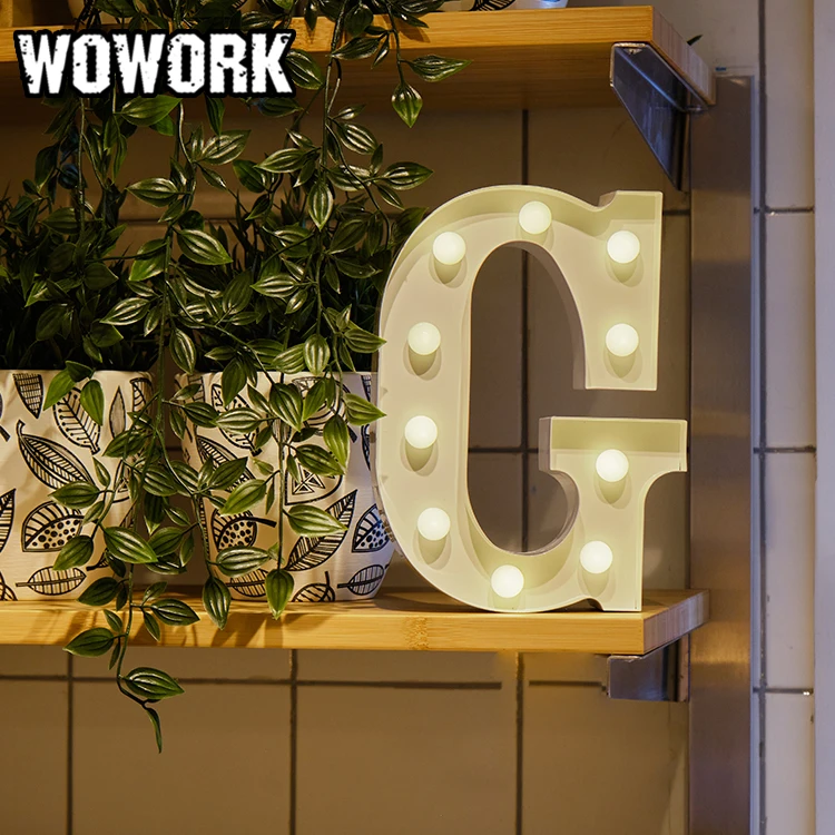 2022 год, WOWORK 3d, рождественское животное, звезда, сердце, светодиодный шатер, настенный набор, работающий от батареи, беспроводные световые буквы для украшения дома