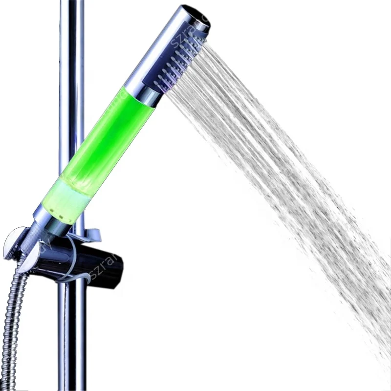 Light Bathroom LED Showers with white Colors with color box