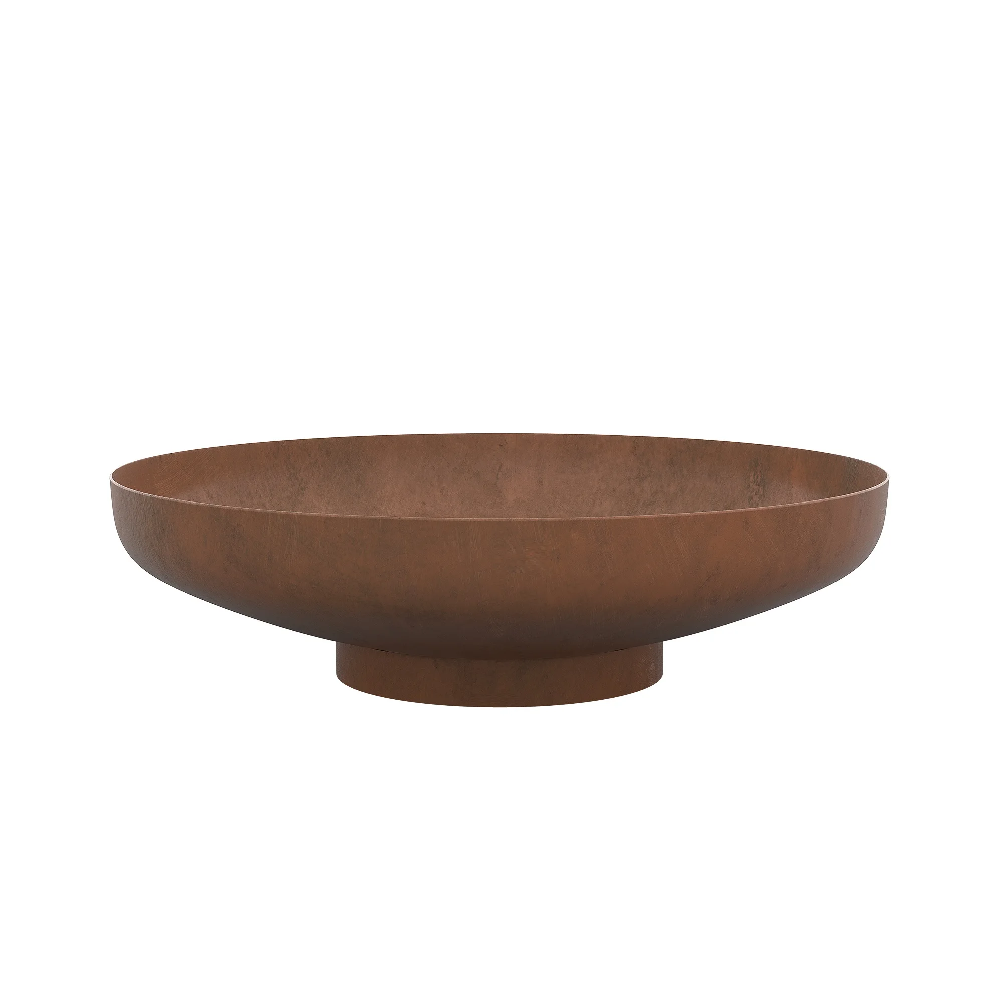 Garden outdoor rusty corten metal fire pit for meat