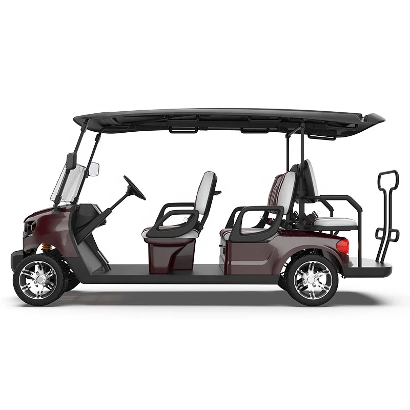 Electric Golf Buggy New Design 6 Seats Custom Street Legal  Electric Golf Cars For Sale Off Road Golf Cart