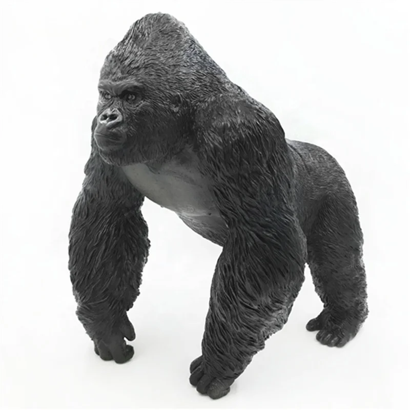 В натуральную величину пластиковый горилла орангутанг King Kong мышцы коллективных Реалистичная мини горячие игрушки Коллекционные фигурки