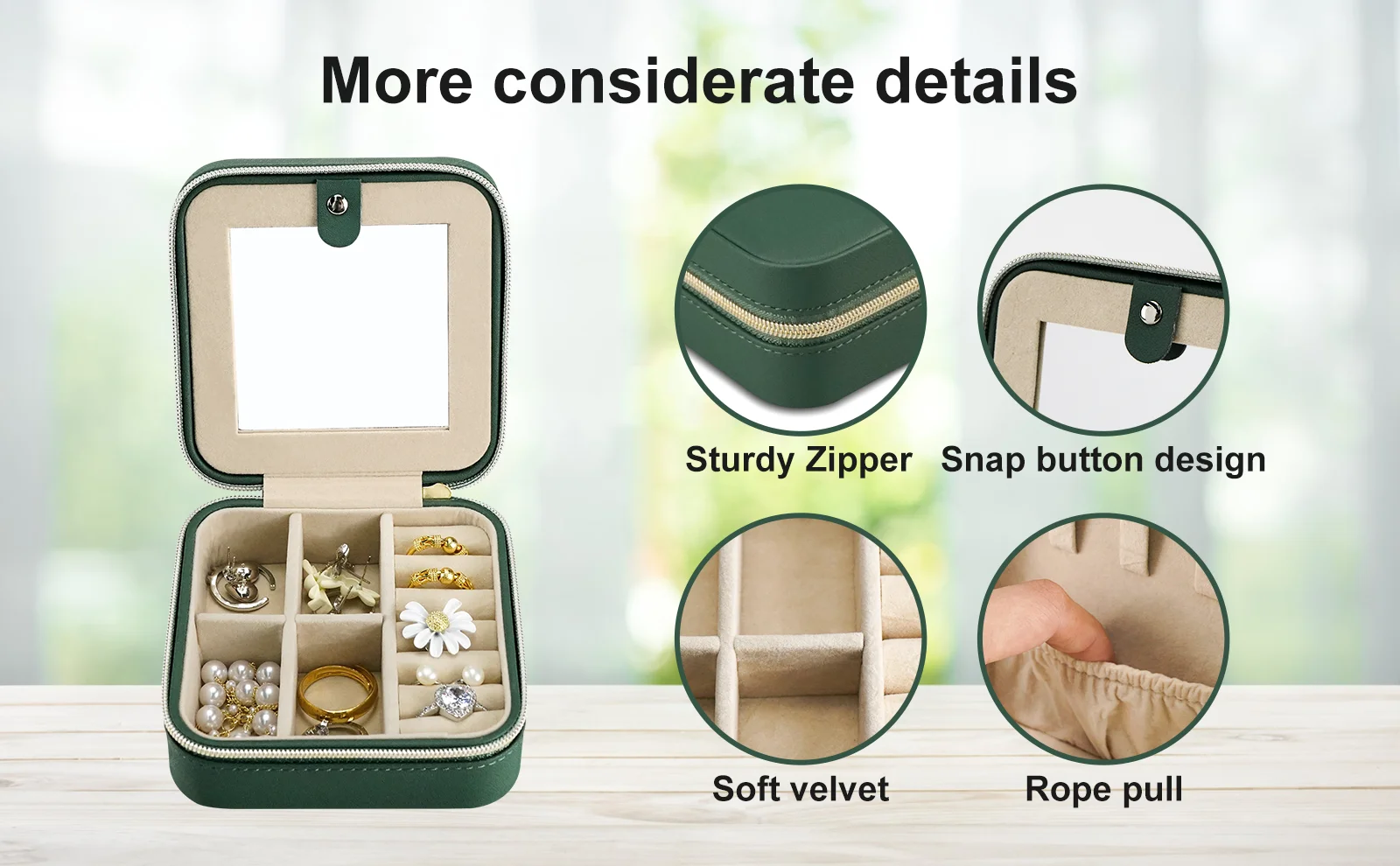 Quality luxury custom logo jewelry organizer box in store quickly deliver large jewelry box jewelry organizer