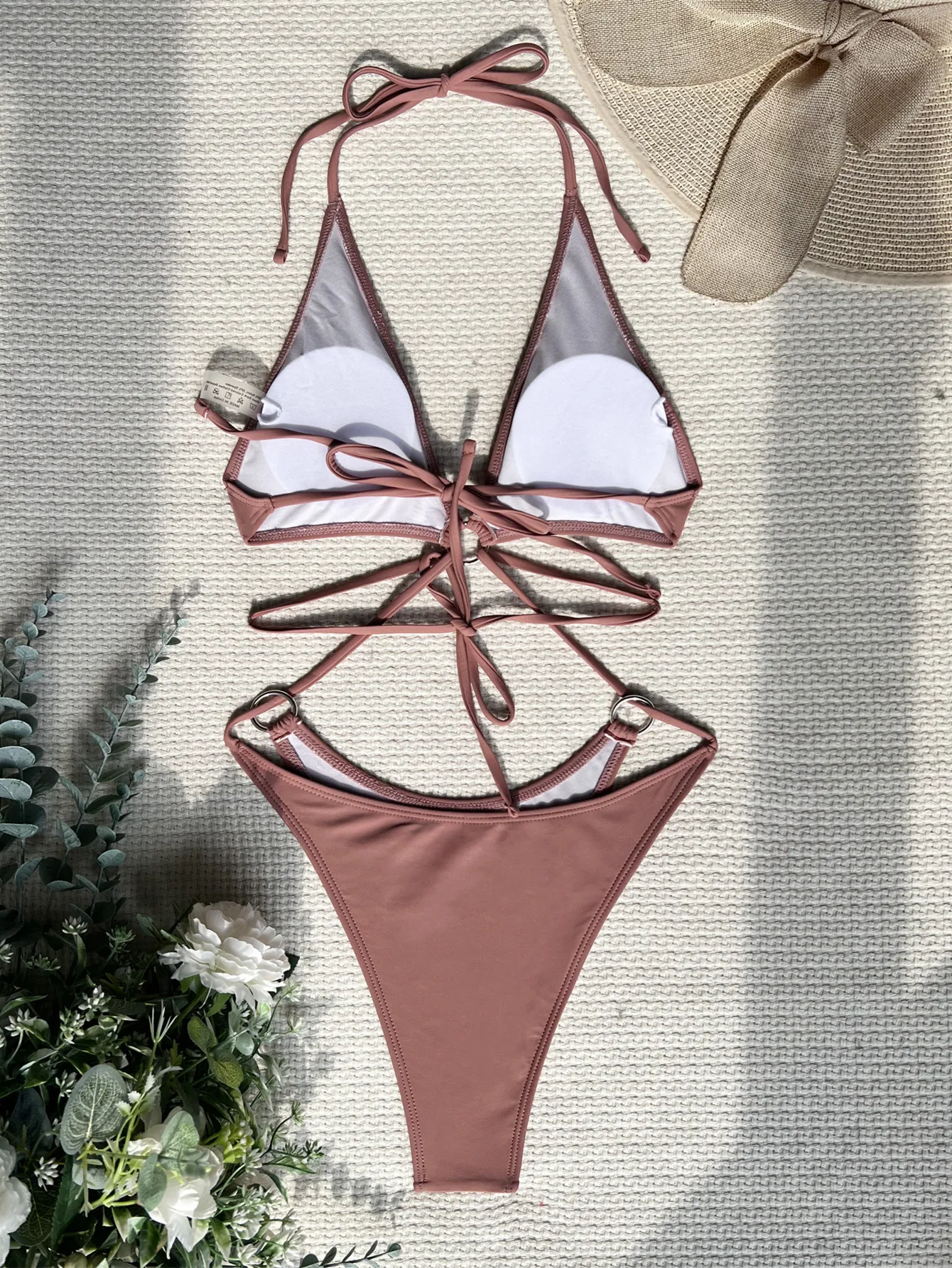 Fashion Show Swimwear women sexy two piece bikini high waisted thong bikini g-string swimwear by bikini manufacturer