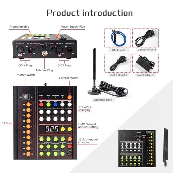 Hot Selling Blank Bracelet Programmable Remote Control LED LED  Silicone Wristband