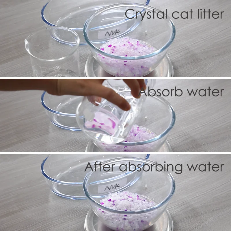 Wholesale High Quality Silica Gel Cat Litter None Dust Agglomeration Crystal Silica Cat Litter