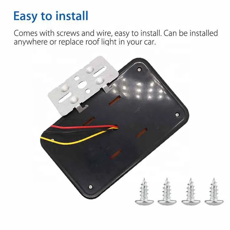 Ultra Bright 36 LED Car Vehicle Interior Dome Roof Indoor Ceiling Reading Trunk Light Lamp Bulb Auto Rectangle Night Light