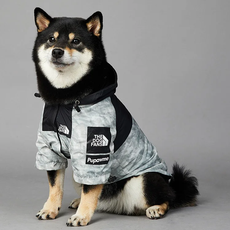Pet Apparel Clothes Dresses Outfits Fancy Hoodies Waterproof Rain Cheap Fashions Face Designer Polyester Small Big Dog Jacket