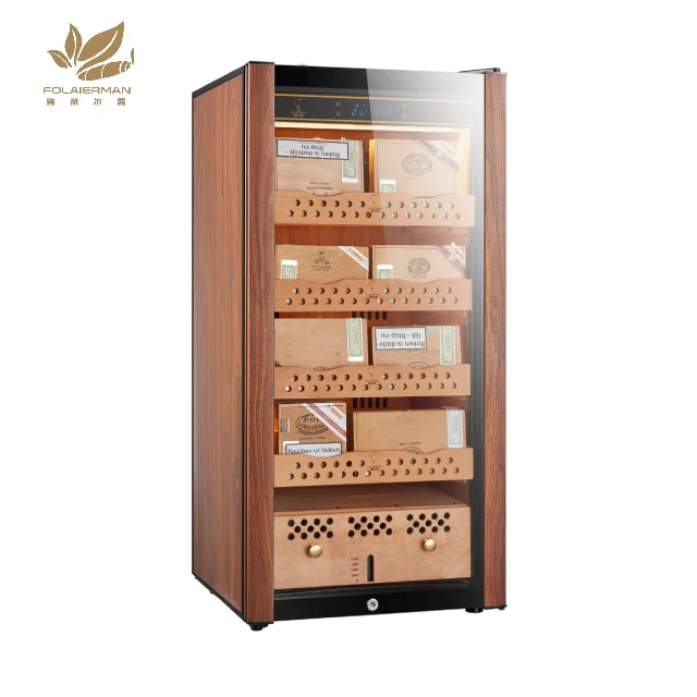 Охлаждающий кулер с умным контролем влажности, роскошный хьюмидор для сигар с охлаждением компрессора