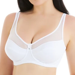 Plus Size Lace Bra Women Big Size Bra Large Size 36 38 40 42 44 46 C D E Cup None Padded Brassiere Ultra Thin Wired Bra