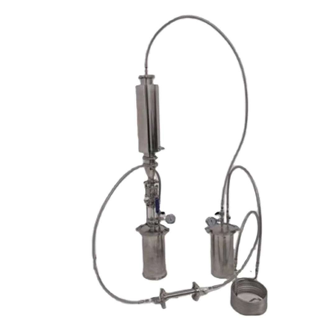 1 lbs extraction tube kit closed loop extractor 304 stainless steel home extractor double bottom tanks 1 lbs Closed Loop Extract