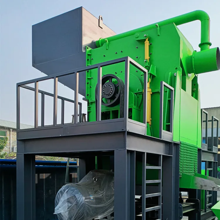 Waste Motor And Whole Car Body Engine Car wheel Bicycle and oil paint buckets  Nonferrous light steel Metal Shredder