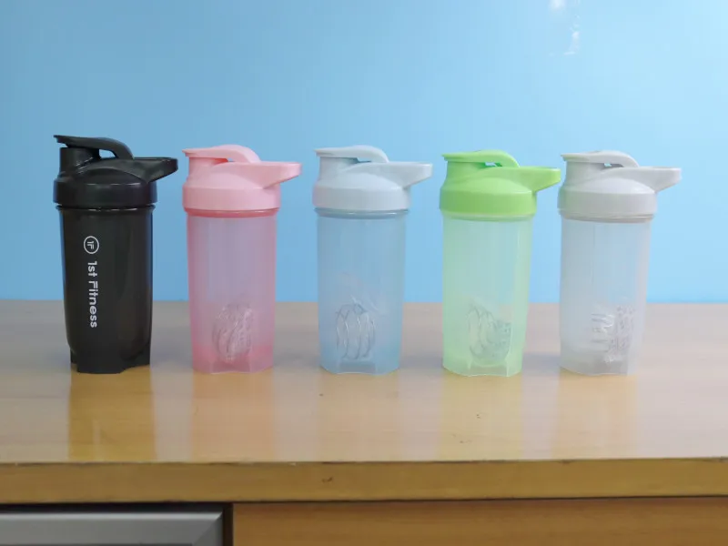 500ml bpa free blender shaker bottles wholesale custom logo plastic sport water bottlegym protein powder shaker bottle