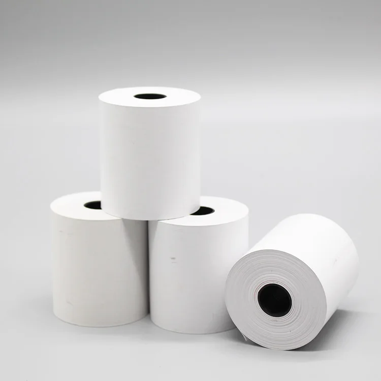Factory direct sale and Smooth printing pos paper roll 80mm*80mm 55gsm 70gsm