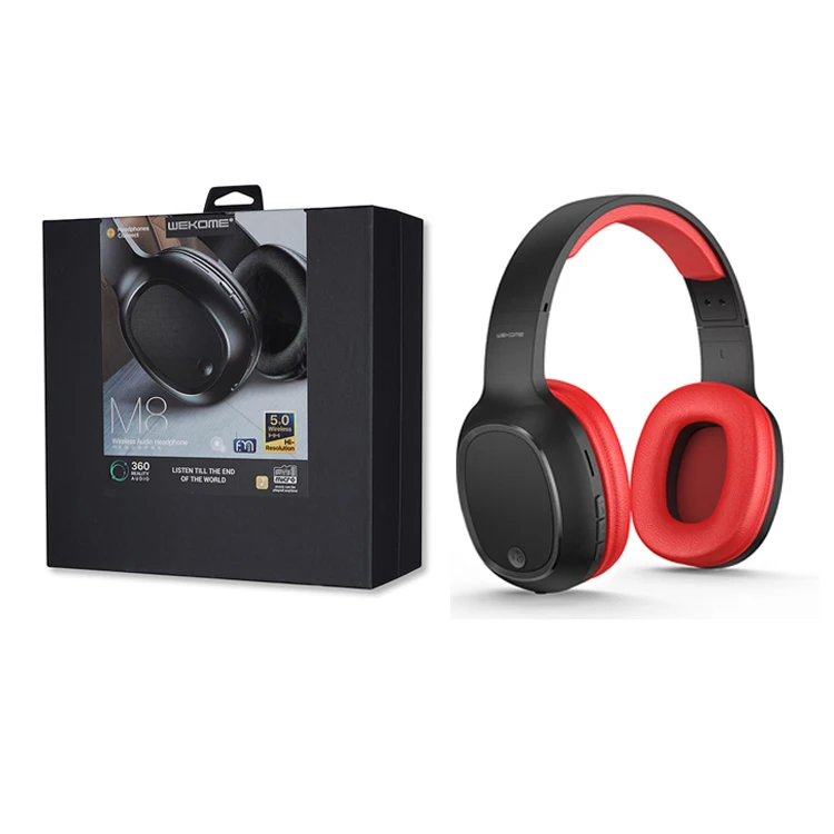 WEKOME WK Noise Cancelling Waterproof Wireless Adjustable Gaming Music Headband Headset For All Smart Mobile Phone Computer