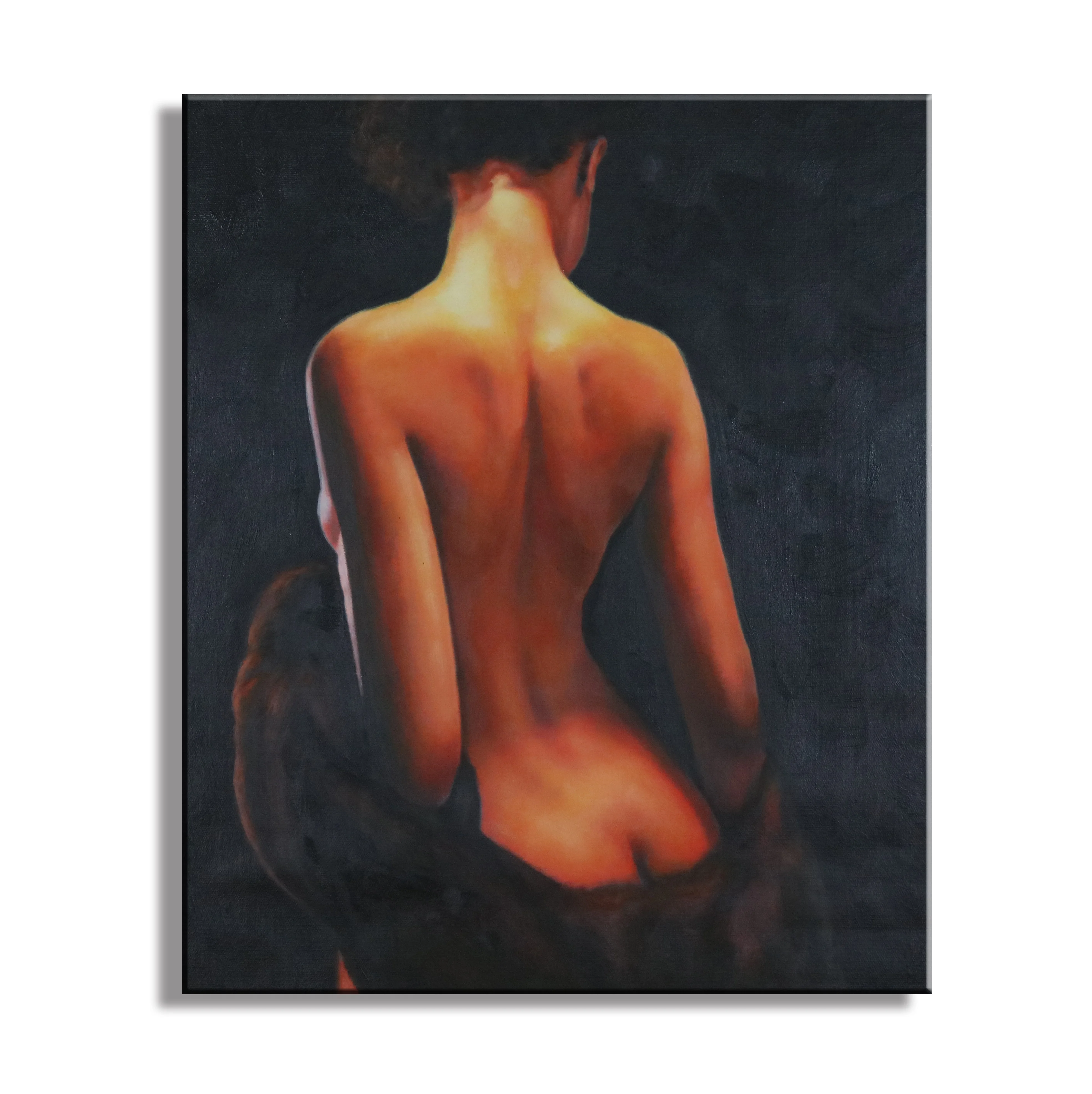 Wall art classical sexy girl portrait hand-painted nude oil painting customizable living room corridor decoration painting