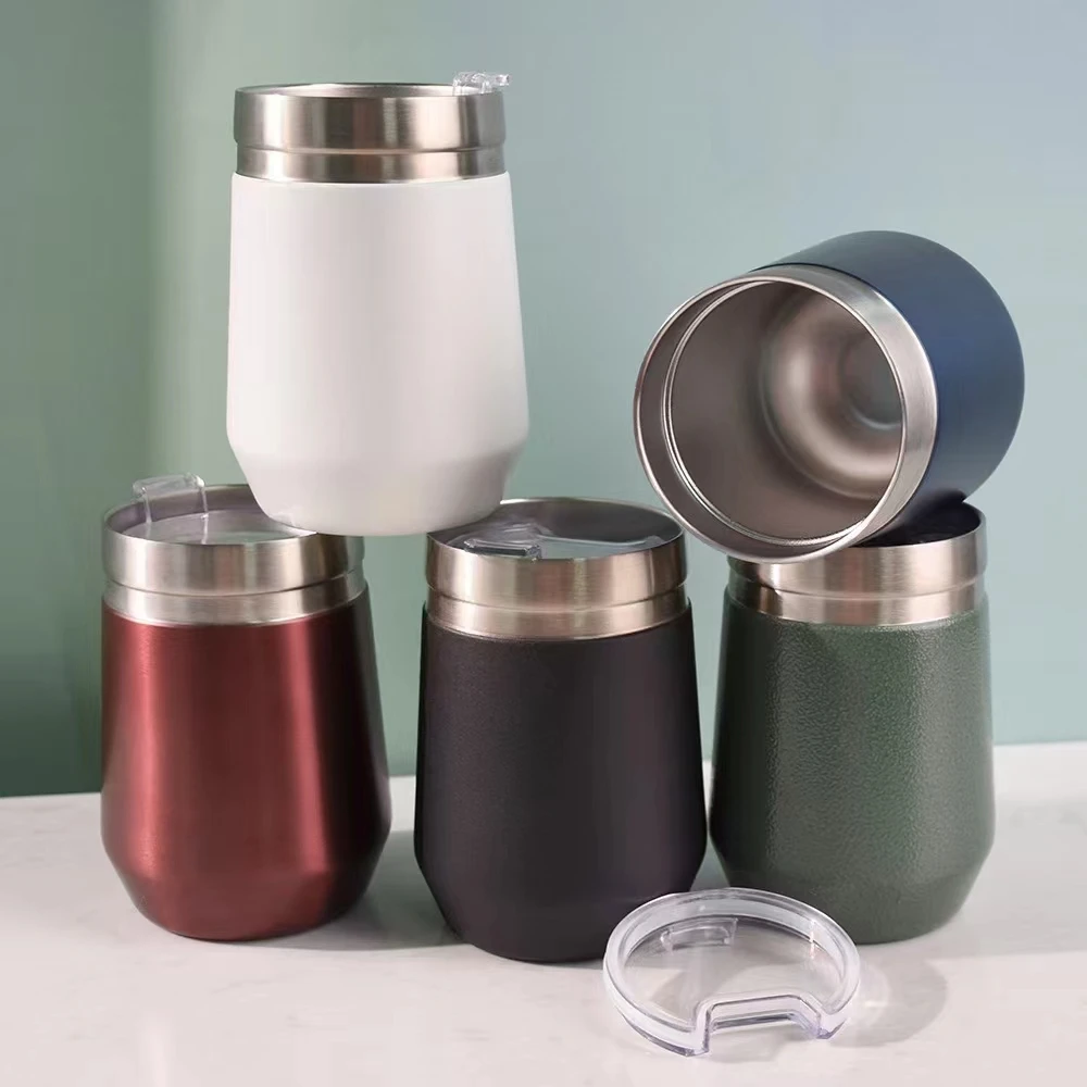 Coffee stainless steel outdoor yeticool tumblers travel camping mugs with lid handle