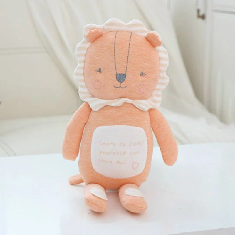 Plush Baby Toy Breathing Soothing Elephant Lion Cat Animal Baby Sleep Appease Plush Sleeping Toy