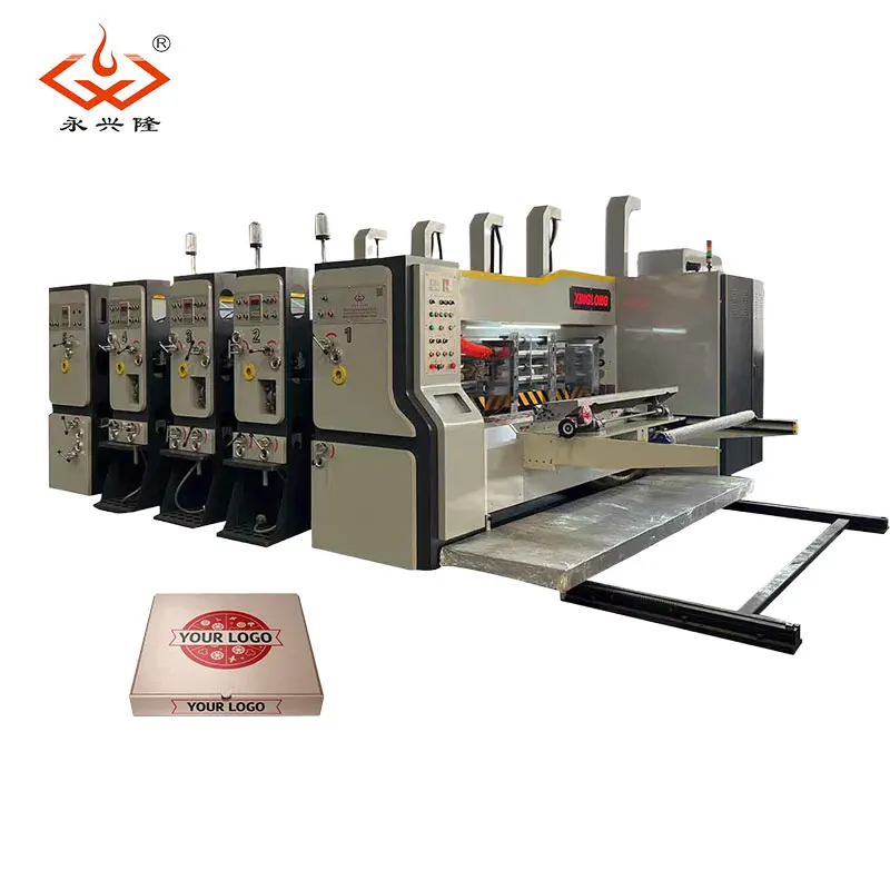 Automatic Carton Printing Slotting and Die Cutting Machine Pizza Box Making Printing Machinery