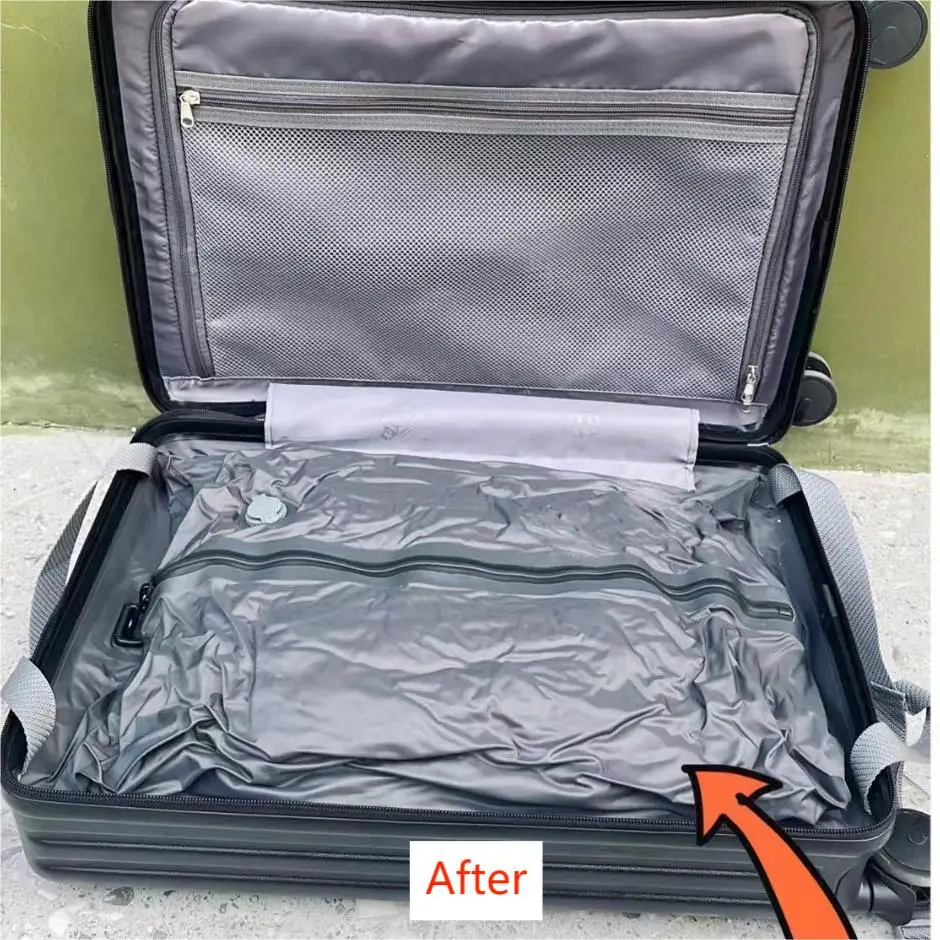 Pailox PC Suitcase vacuum compression Aluminum Frame TSA Lock Luggage Bags Travel Luggage carry on for man women Luggage Bags