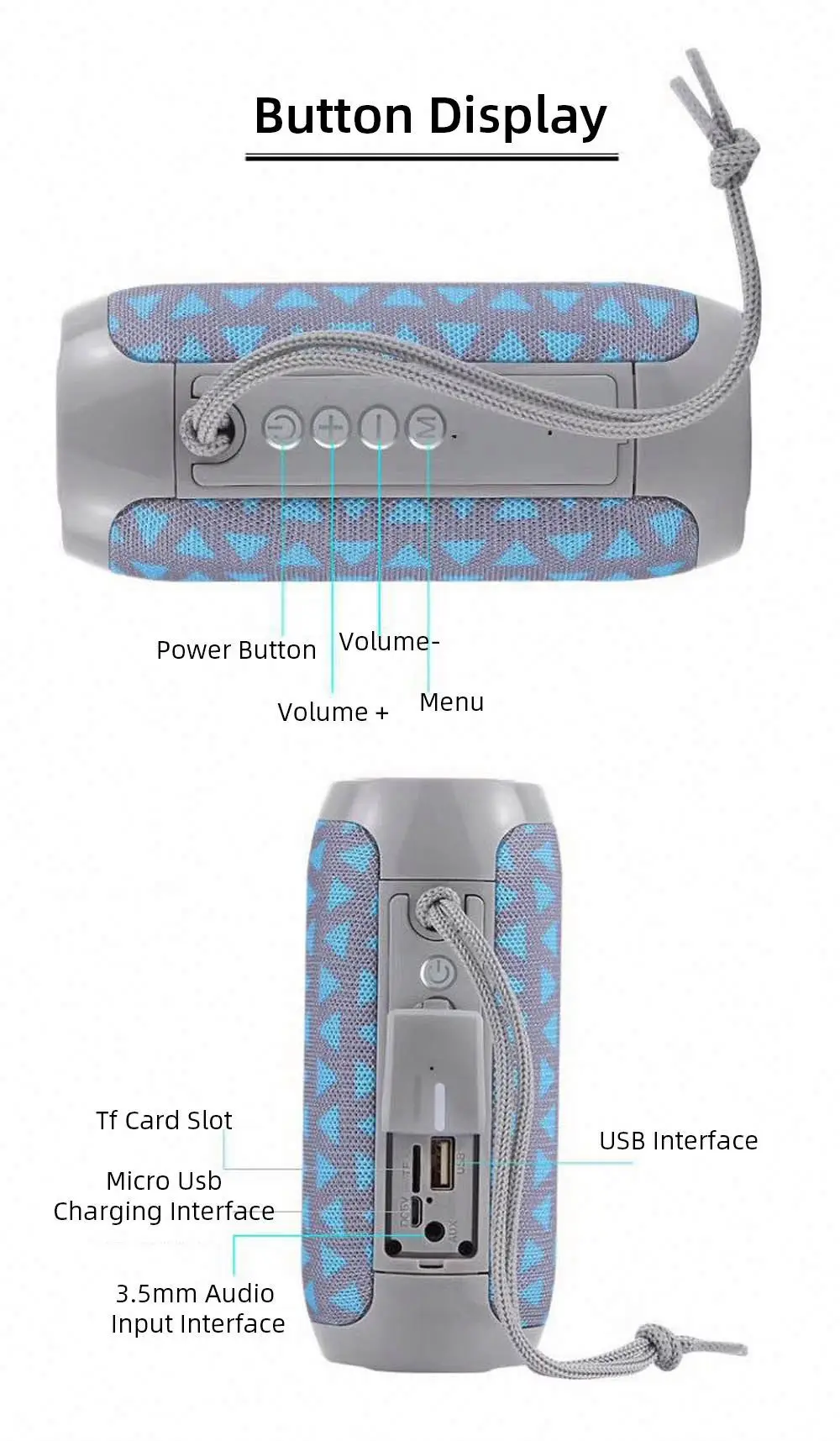 Wholesale Custom Golden Supplier Portable Usb Speakers