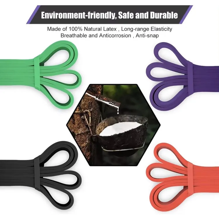 Exercise Resistance Loop Set extra Heavy Resistance Bands Double Banded Resistance Bands