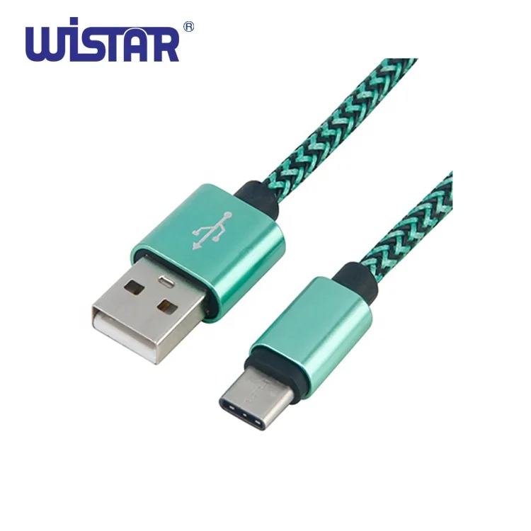  Кабель для зарядки и передачи данных с металлической оплеткой типа C usb 2