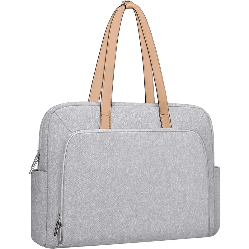 Custom Logo Oxford Tote Laptop Bags For Student Notebook Case with Shoulder Bags Travel Business Document Handbag Tablet Bags