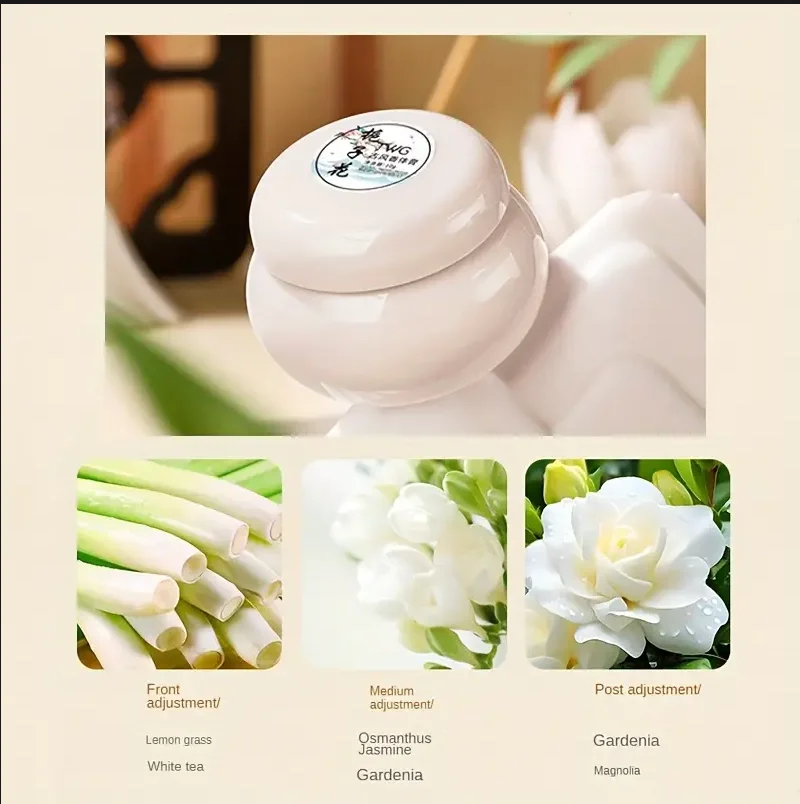 Solid Perfume for Women Lasting Fragrance Fresh Light Fragrance Pseudo-portable solid perfume body scent balm