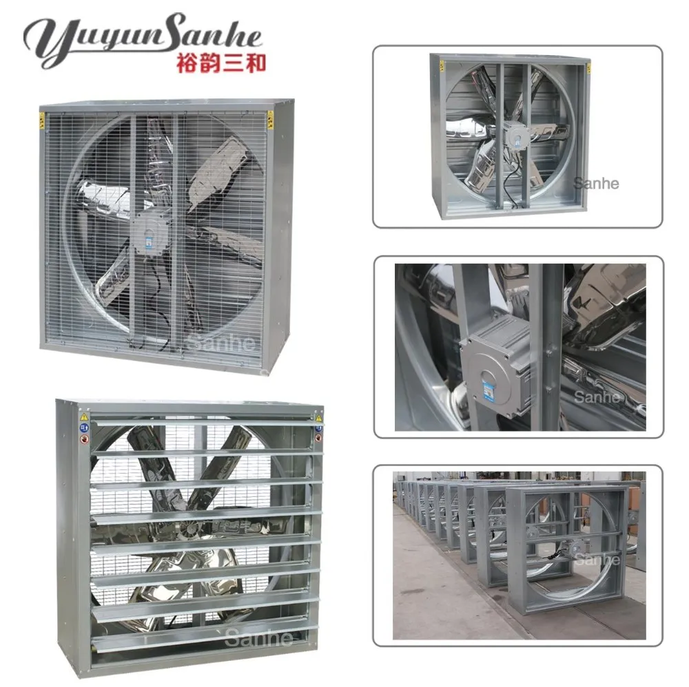 Motor Drive Directly Industrial Wall Mounted Window Ventilation Exhaust Fan