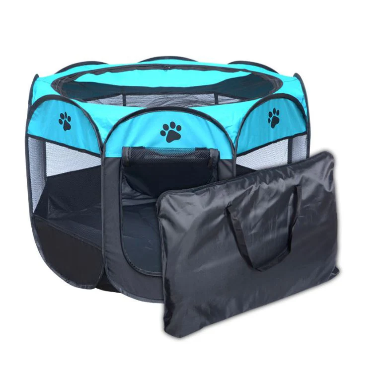 Portable Pet Playpen Dog Playpen Foldable Pet Exercise Kennel Pen Tents Dog House Playground for Cat pet playpen tent