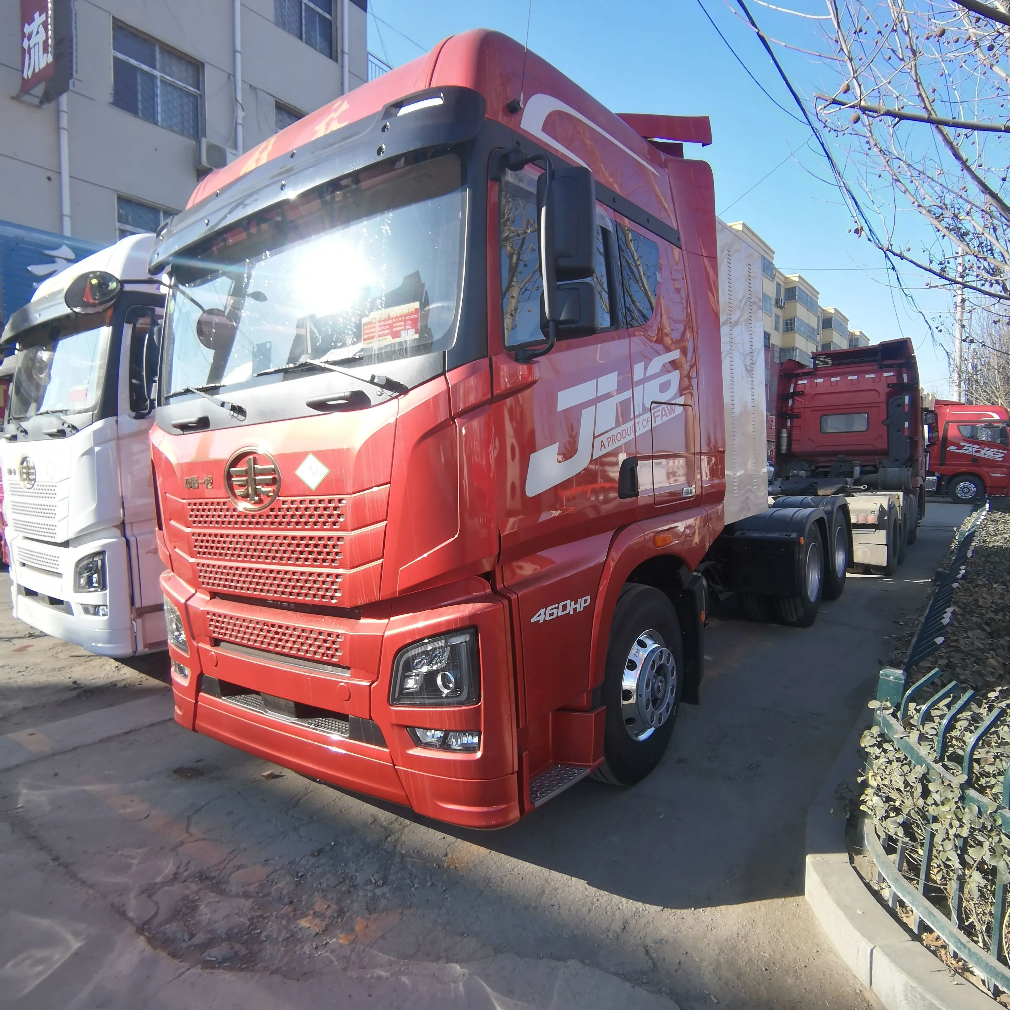 FAW JH6 CNG Tractor Truck Jiefang 6x4 Drive Wheel Automatic Transmission Euro 5 Euro 6 Directly Sold Chinese Factory Uzbekistan