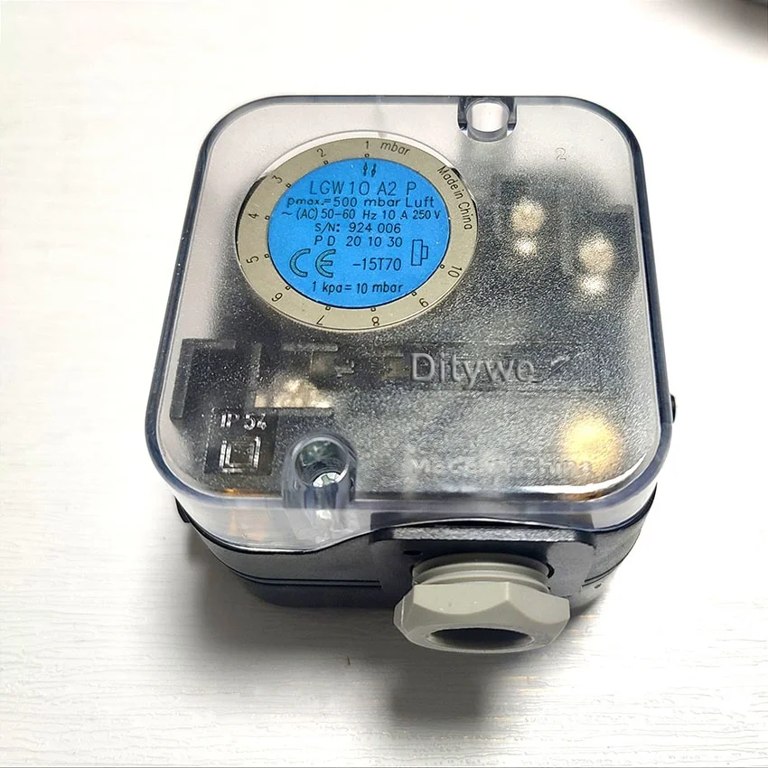 LGW 10 A2P differential pressure switch LGW10A2P pressure switch  1-10mbar, dungs replacement,burner spare parts