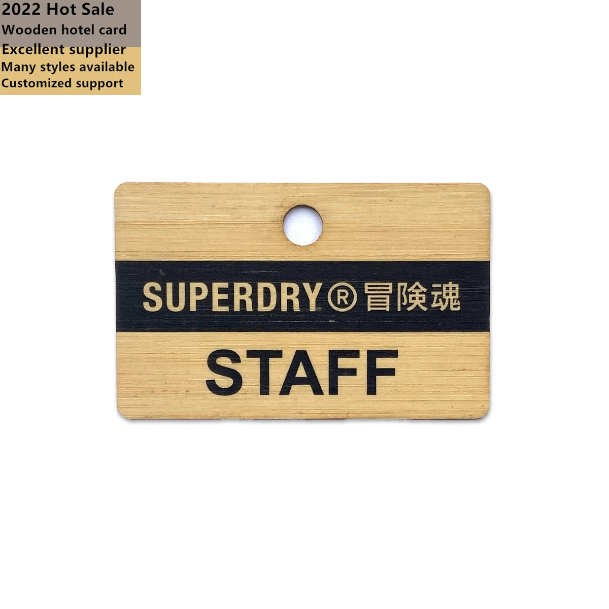 Programmable bamboo wood business Cards RFID ISO14443A Smart 213/216 Mini NFC wooden hotel key card with nfc small card printing